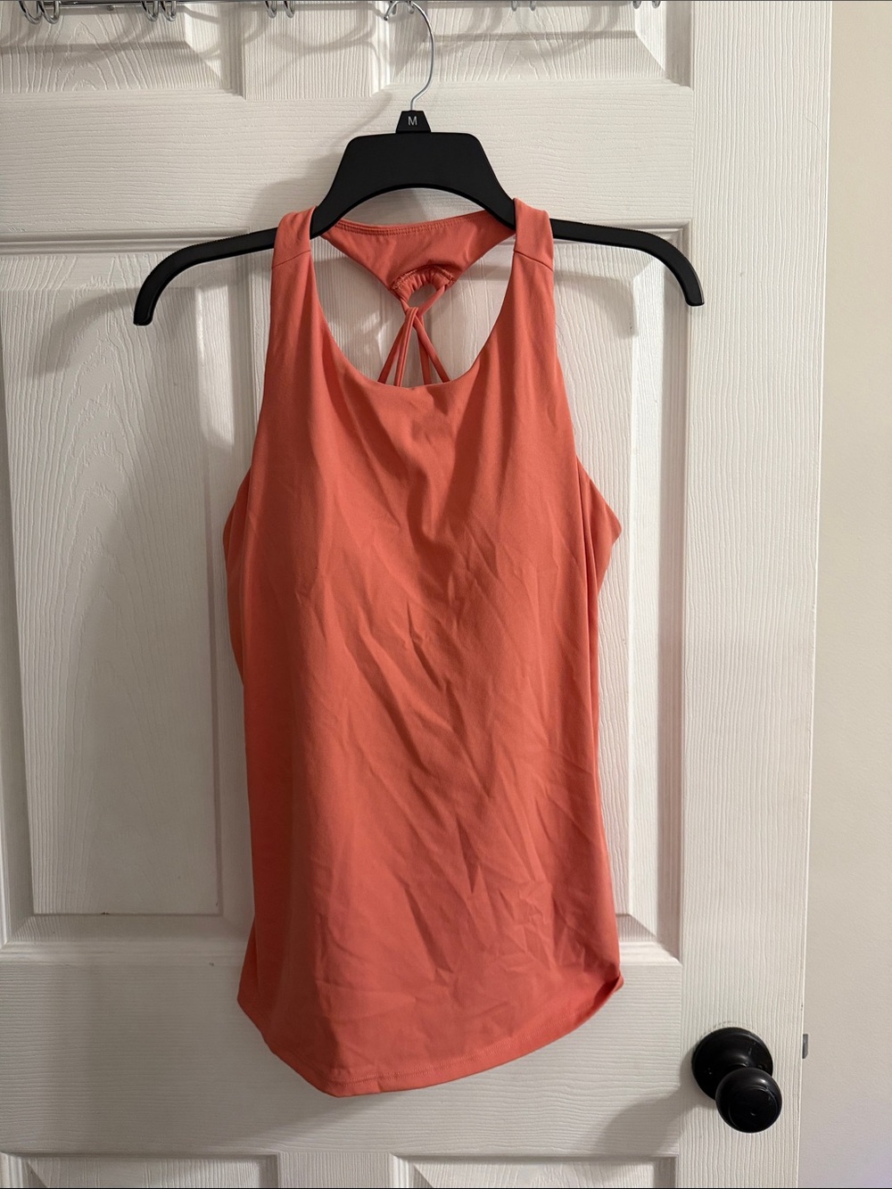 Old Navy Coral Twist-Back Tank Top